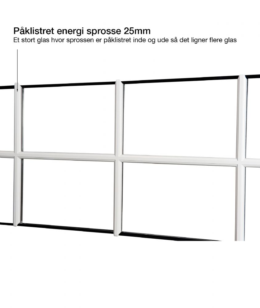 Terrassedør med sideparti